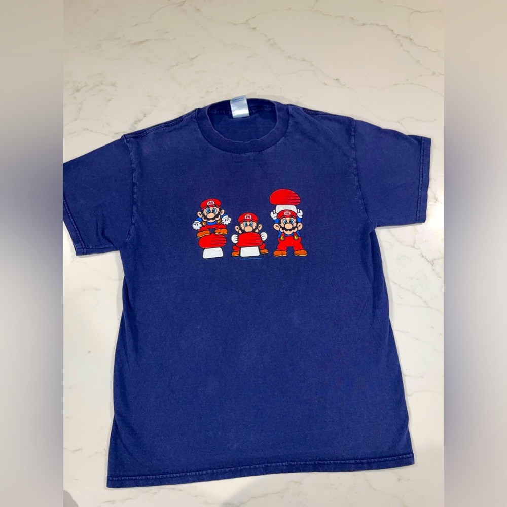 Vintage Nintendo Super Mario Brothers Tshirt Size Medium